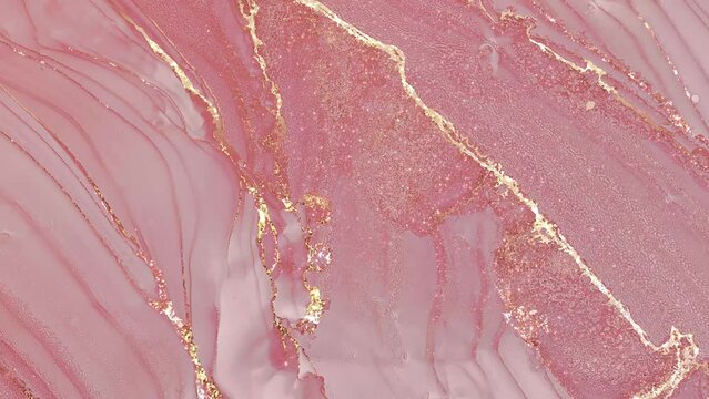 rose marble glitter animated background