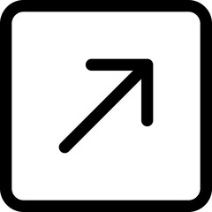 Arrow upper right icon