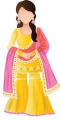 haldi bride in yellow outfit indian wedding bride traditional wear for mehndi and haldi