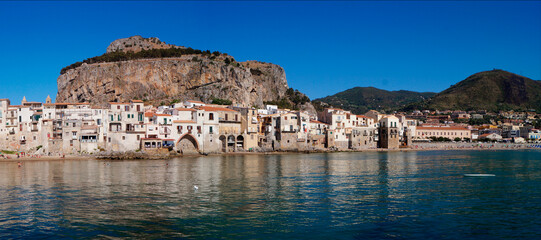 Cefalu coast, Palermo, Sicily, Italy