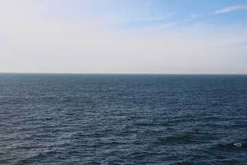 View to the Baltic Sea between Denmark and Germany