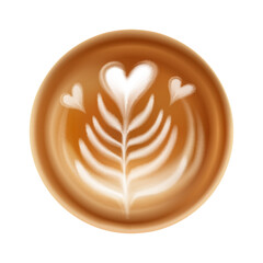 Realistic Latte Art