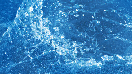 Natural ice texture