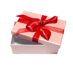 Open gift box in PNG isolated on transparent background