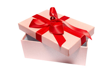 Open gift box in PNG isolated on transparent background