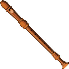 Recorder Flute Music Instrument Vector