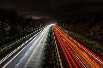 Autobahn bei Nacht 5