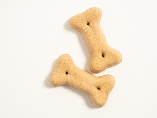 Dog treats. Treats for dogs on a white background.