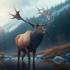 The Majestic Elk: Understanding the behavior and ecology of elk
