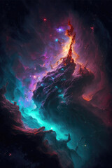 Cosmic Wonders: The Vibrant and Mysterious Nebulas of Space, Generative AI