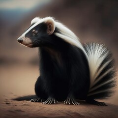 Fototapeta premium Raccoon's diet: Understanding the feeding habits of raccoons and their opportunistic nature