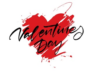 Happy Valentine's Day decorative element,hearts background with text on it