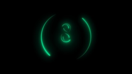 abstract beautiful text number illustration background 