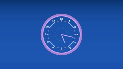abstract beautiful clock illustration background 