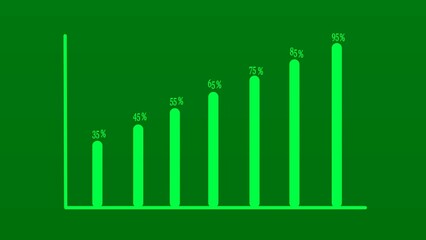 abstract beautiful bar graph illustration background 