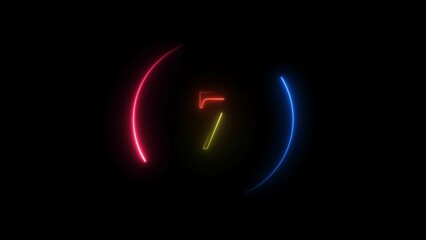 abstract beautiful text number illustration background 