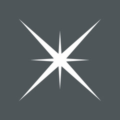 Fototapeta premium Star north quality vector illustration cut