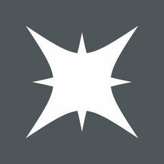 Star north quality vector illustration cut