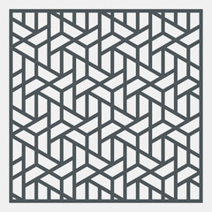 Geometric seamless background tile quality vector illustration cut
