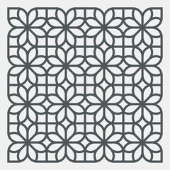 Geometric seamless background tile quality vector illustration cut