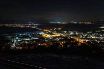 Fototapeta premium Stadt bei Nacht