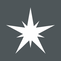 Obraz premium Star Classic rating icon web quality vector illustration cut