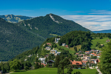 Fototapeta premium Switzerland 2022, Beautiful view of the Alps. Morschach.