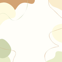 Abstract shapes, hand-drawn background. Vector illustration.	