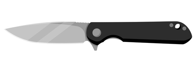 Jackknife. Cute jackknife isolated on white background. Vector illustration