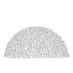 huge pile of raw numbers 