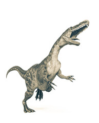 monolophosaurus is doing a side attack