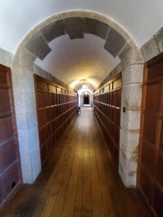 corridor in the building