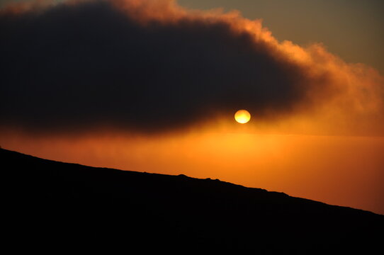 Soleil couchant sur les Lofotens