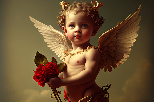 Cupidon / character created with generative AI