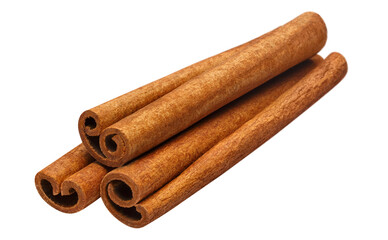 Cinnamon sticks cut out