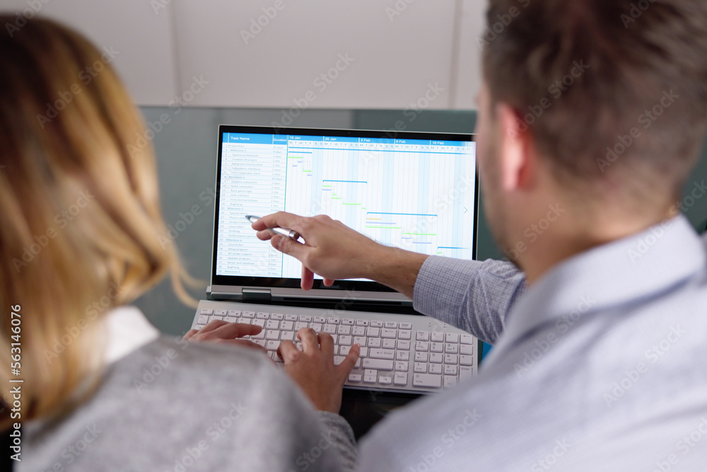 Poster Gantt Gantt Software Project