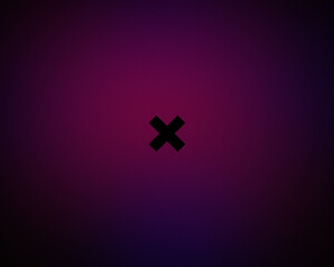 dark hot gradient with x