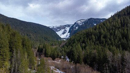 Fototapeta na wymiar Scenic Views in Squamish, Canada