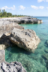 Fototapeta premium Grand Bahama Island Fallen Apart Rock
