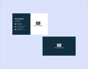 Modern Creative Vector Business Card Template.Simple and clean design.Creative layout with logo.