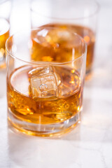 Scotch on the rocks