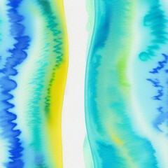 Seamless pattern, abstract watercolor background with drops, AI generated