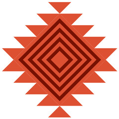 Geometric Aztec Shapes Design Elements