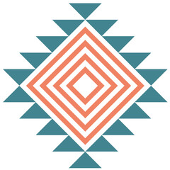 Geometric Aztec Shapes Design Elements