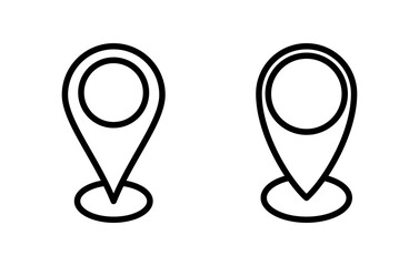 Address icon vector illustration. home location sign and symbol. pinpoint