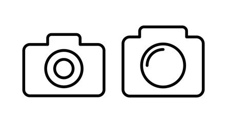 Camera icon vector illustration. photo camera sign and symbol. photography icon.