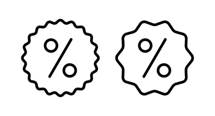 Discount icon vector illustration. Discount tag sign and symbol