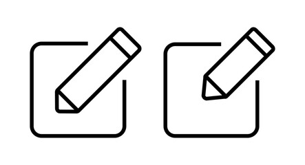 Edit icon vector illustration. edit document sign and symbol. edit text icon. pencil. sign up
