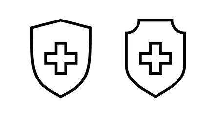 Health insurance icon vector illustration. Insurance document sign and symbol