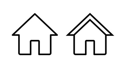 Home icon vector illustration. House sign and symbol